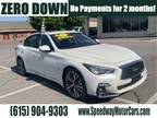 2020 Infiniti Q50 White, 93K miles