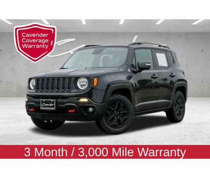 2017 Jeep Renegade Deserthawk is a Black 2017 Jeep Renegade SUV in San Marcos TX
