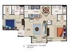 Waters at Elm Creek - B1 Two Bedroom, Two Bath