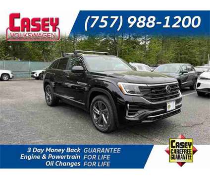 2024 Volkswagen Atlas Cross Sport 2.0T SEL R-Line is a Black 2024 Volkswagen Atlas 2.0T SEL SUV in Newport News VA