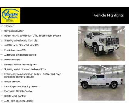 2024 GMC Sierra 3500HD Denali is a White 2024 GMC Sierra 3500 Denali Truck in Ottumwa IA