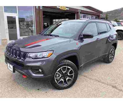 2024 Jeep Compass Trailhawk is a Grey 2024 Jeep Compass Trailhawk SUV in Steamboat Springs CO