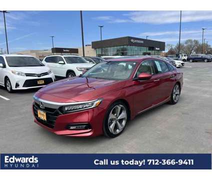 2018 Honda Accord Touring is a Red 2018 Honda Accord Touring Sedan in Council Bluffs IA