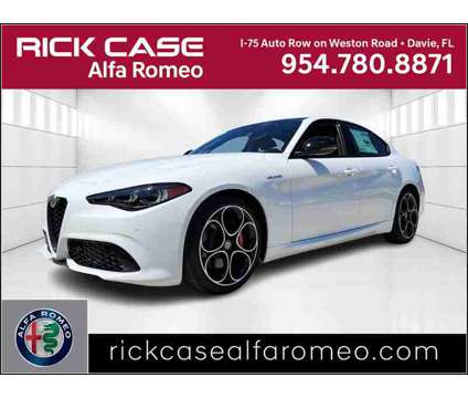 2024 Alfa Romeo Giulia Veloce is a White 2024 Alfa Romeo Giulia Sedan in Fort Lauderdale FL