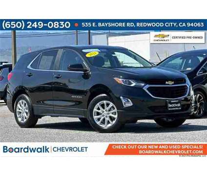 2021 Chevrolet Equinox LT is a Black 2021 Chevrolet Equinox LT SUV in Redwood City CA