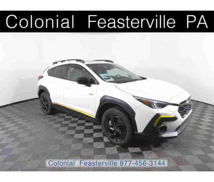 2024 Subaru Crosstrek Sport is a White 2024 Subaru Crosstrek 2.0i SUV in Feasterville Trevose PA