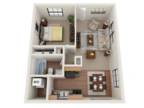 Richardson Place Apartments - 1 BEDROOM 1ST FLOOR