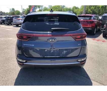 2021 Kia Sportage EX is a Blue 2021 Kia Sportage EX Truck in Evansville IN