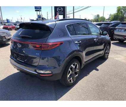 2021 Kia Sportage EX is a Blue 2021 Kia Sportage EX Truck in Evansville IN