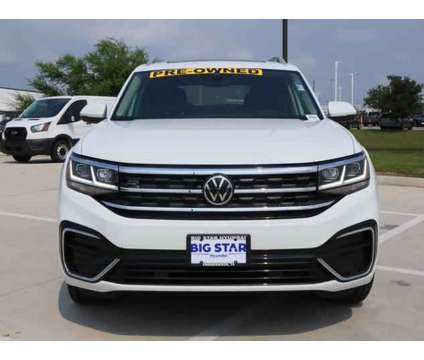 2021 Volkswagen Atlas 3.6L V6 SEL R-Line is a White 2021 Volkswagen Atlas SUV in Friendswood TX