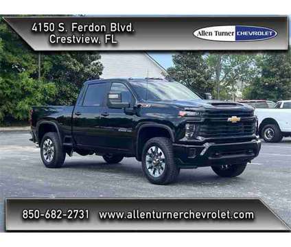 2024 Chevrolet Silverado 2500HD Custom is a Black 2024 Chevrolet Silverado 2500 H/D Truck in Crestview FL
