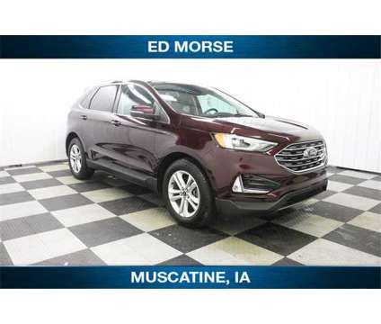 2020 Ford Edge SEL is a Red 2020 Ford Edge SEL SUV in Muscatine IA