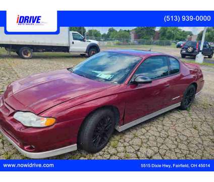 2005 Chevrolet Monte Carlo for sale is a Red 2005 Chevrolet Monte Carlo Car for Sale in Fairfield OH