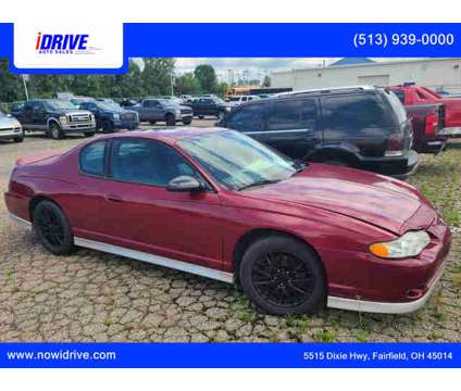 2005 Chevrolet Monte Carlo for sale is a Red 2005 Chevrolet Monte Carlo Car for Sale in Fairfield OH