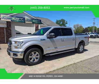 2015 Ford F150 SuperCrew Cab for sale is a Silver 2015 Ford F-150 SuperCrew Car for Sale in Perry OH