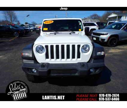 2020UsedJeepUsedWrangler UnlimitedUsed4x4 is a White 2020 Jeep Wrangler Unlimited Car for Sale in Leominster MA