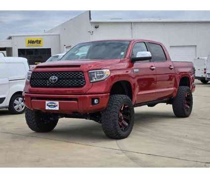 2021UsedToyotaUsedTundraUsedCrewMax 5.5 Bed 5.7L (Natl) is a Red 2021 Toyota Tundra Car for Sale in Lewisville TX