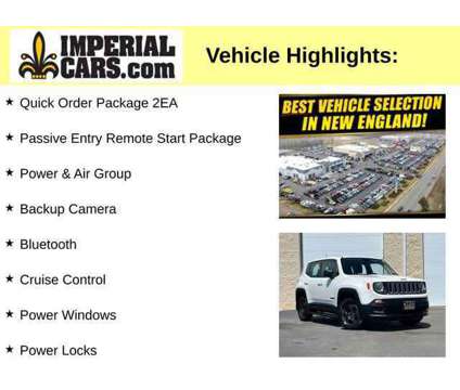 2018UsedJeepUsedRenegadeUsed4x4 is a White 2018 Jeep Renegade Sport SUV in Mendon MA
