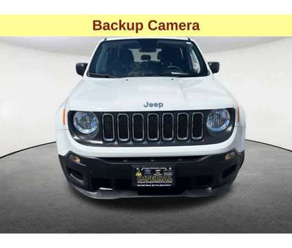 2018UsedJeepUsedRenegadeUsed4x4 is a White 2018 Jeep Renegade Sport Car for Sale in Mendon MA