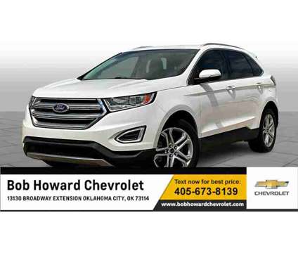 2018UsedFordUsedEdgeUsed4dr FWD is a Silver, White 2018 Ford Edge Car for Sale in Oklahoma City OK