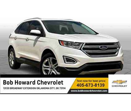 2018UsedFordUsedEdgeUsed4dr FWD is a Silver, White 2018 Ford Edge Car for Sale in Oklahoma City OK