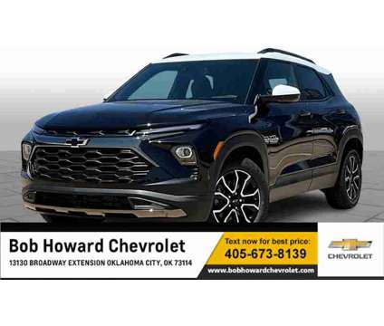 2024NewChevroletNewTrailBlazerNewFWD 4dr is a Black 2024 Chevrolet trail blazer Car for Sale in Oklahoma City OK