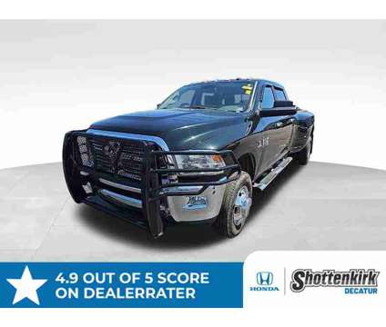 2018UsedRamUsed3500Used4x4 Crew Cab 8 Box is a Black, Green 2018 RAM 3500 Model Car for Sale in Decatur AL
