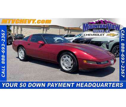 1992 Chevrolet Corvette Base is a Red 1992 Chevrolet Corvette Base Car for Sale in Upland CA