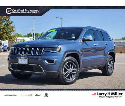 2019 Jeep Grand Cherokee Limited is a Blue, Grey 2019 Jeep grand cherokee Limited Car for Sale in Denver CO
