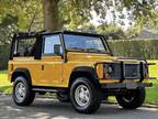 1997 Land Rover Defender 90 Convertible Yellow