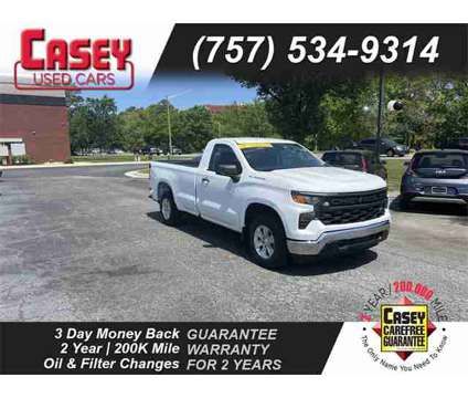 2022 Chevrolet Silverado 1500 WT is a White 2022 Chevrolet Silverado 1500 W/T Truck in Newport News VA