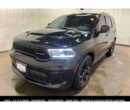 2021 Dodge Durango R/T REAR ENTERTAINMENT is a Black 2021 Dodge Durango R/T SUV in Saint Charles IL