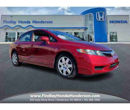 2010 Honda Civic LX is a Red 2010 Honda Civic LX Sedan in Henderson NV