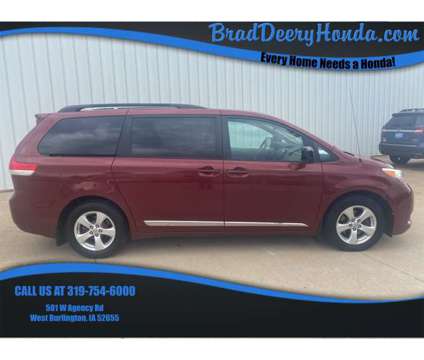 2011 Toyota Sienna Base is a Red 2011 Toyota Sienna Base Car for Sale in West Burlington IA