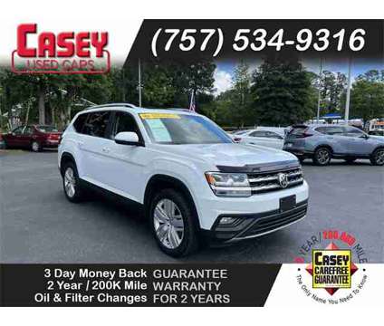 2019 Volkswagen Atlas 3.6L V6 SE w/Technology is a White 2019 Volkswagen Atlas SUV in Newport News VA