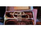 Vintage OLDS Ambassador Brass Trumpet With Hard Case AS IS