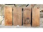 Reclaimed Wood Single Board Hand Planned 1837 Chamfered Edge 4 Drawer Bottoms