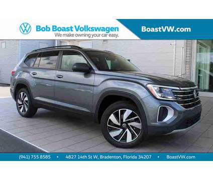 2024 Volkswagen Atlas 2.0T SE w/Technology is a Grey, Silver 2024 Volkswagen Atlas 2.0T SE SUV in Bradenton FL