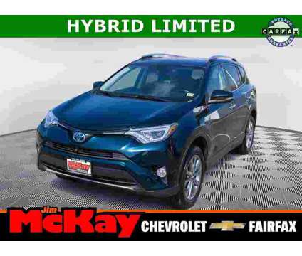 2018 Toyota RAV4 Hybrid Limited is a Black 2018 Toyota RAV4 Hybrid Limited Hybrid in Fairfax VA