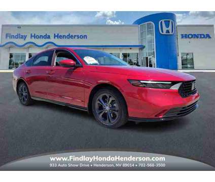 2023 Honda Accord Hybrid EX-L is a Red 2023 Honda Accord Hybrid EX-L Hybrid in Henderson NV