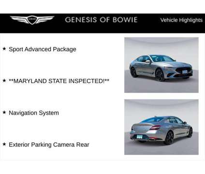 2023 Genesis G70 3.3T AWD is a Silver 2023 Sedan in Bowie MD
