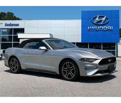 2020 Ford Mustang EcoBoost Premium Convertible is a Silver 2020 Ford Mustang EcoBoost Convertible in Anderson SC