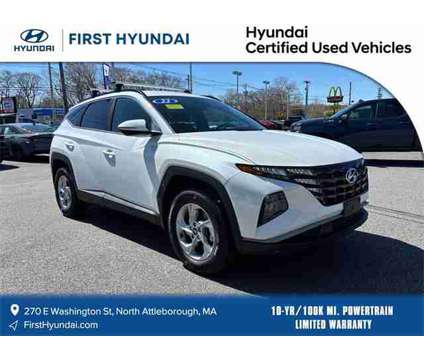 2022 Hyundai Tucson SEL is a White 2022 Hyundai Tucson SUV in North Attleboro MA