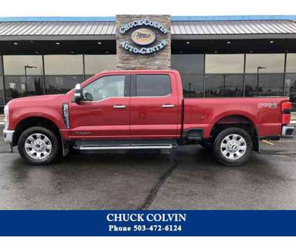 2023 Ford F-350SD Lariat is a Red 2023 Ford F-350 Car for Sale in Mcminnville OR