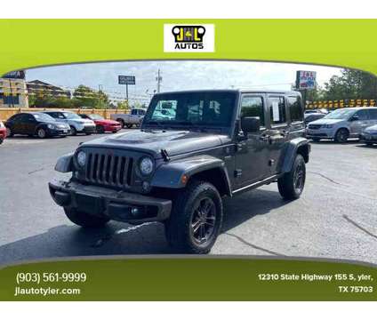 2017 Jeep Wrangler Unlimited for sale is a Grey 2017 Jeep Wrangler Unlimited Car for Sale in Tyler TX