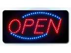 BRAND NEW LED "OPEN SIGNS" 24Hrs OFFER!