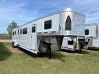 2024 Exiss Trailers 4 horse head to head with dressing room 4 horses