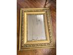 Haunted Victorian Gilded Beveled Mirror Plaster on Wood Frame