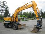 2014 Hyundai R180W-9A Wheeled Excavator