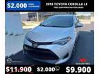 2018 Toyota Corolla for sale